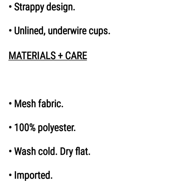 Torrid 3 Web Mesh Bralette & Pant Matching Set! - Picture 4 of 10